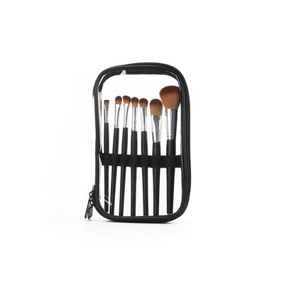 7 PCS makeup brush with clear bag