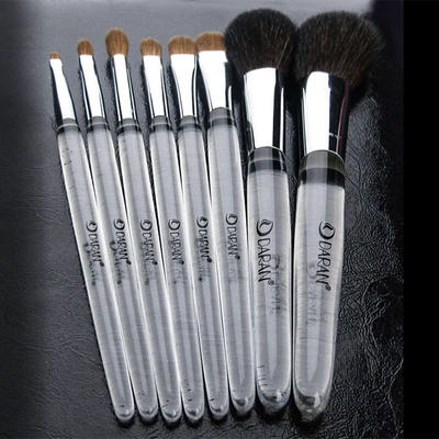 Acrylic Makeup Brush Set Custom Logo Transparent